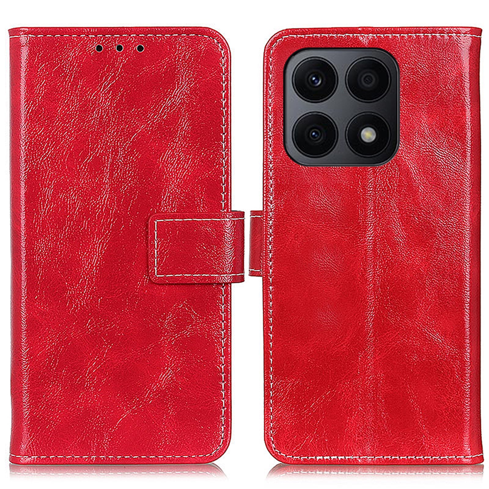 For Honor X8a 4G PU Leather Phone Cover Retro Crazy Horse Texture Stand Wallet Phone Case For Honor X8a 4G PU Leather Phone Cover Retro Crazy Horse Texture Stand Wallet Phone Case